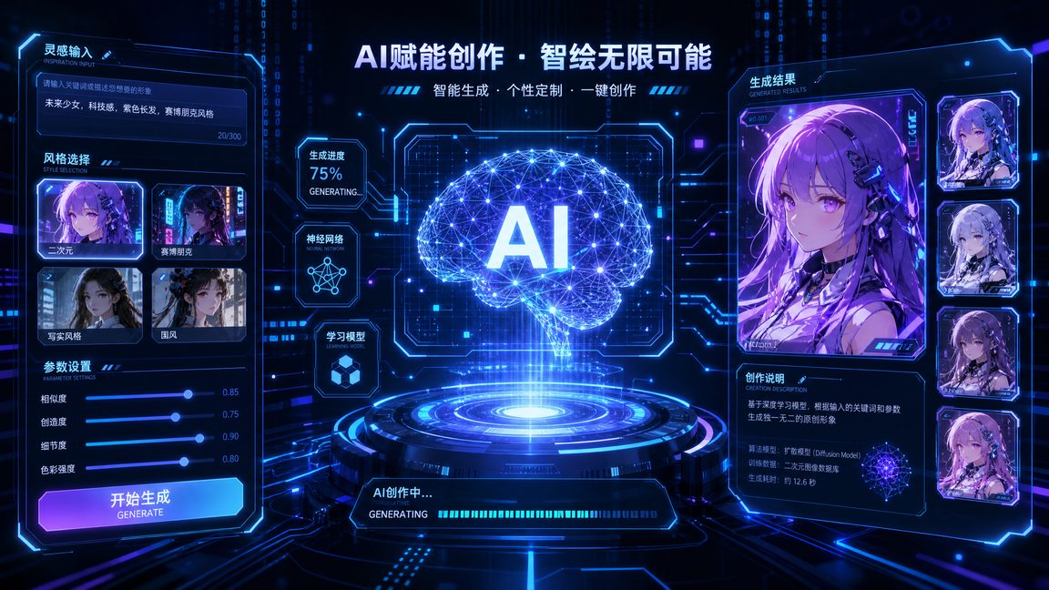 搜同网AI赋能动漫创作工具